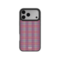 Mullberry Hue | Mauve & Teal Plaid iPhone Case by KELAB