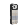 Oatmilk | Beige Flannel Plaid iPhone Case by KELAB