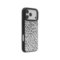 Platinum Predator | Black & White Cheetah Print iPhone Case by KELAB