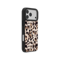 Arctic Aristocrat | Light Brown Cheetah Print iPhone Case by KELAB