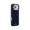 Celestial Check | Navy Checkered iPhone Case by KELAB