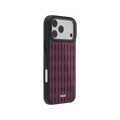 Mulberry | Burgundy Wavy Textured iPhone Case by KELAB