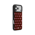 Velvet Pop | Burgundy Polka Dot iPhone Case by KELAB