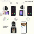 2-Pack: 2K Indoor Security Camera | 2-Way Audio & Video Call + Night Vision by DailySale