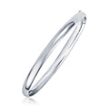 Classic Bangle in 14k White Gold (6.0mm) by Bids.com