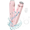 Women’s 2-in-1 Bikini & Facial USB Rechargeable Electric Razor for Wet/Dry Use