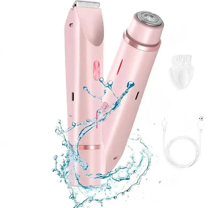 Women’s 2-in-1 Bikini & Facial USB Rechargeable Electric Razor for Wet/Dry Use by DailySale