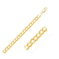 8.2mm 10k Yellow Gold Curb Bracelet by Bids.com