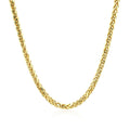 2.7mm 14k Yellow Gold Lite Diamond Cut Round Franco Chain by Bids.com