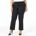Kasper Black Plus Size Slim Pants, Size 24W by Vanessa Jane