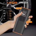 Portable Tire Inflator Air Compressor – 150 PSI Digital Air Pump with Light for Car, Bike & Motorcycle by DailySale