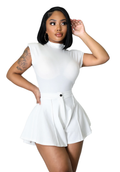 Two Piece Set: Bodysuit & Short Shorts by The House of Stylez