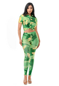 Two Piece Print Legging Set by The House of Stylez