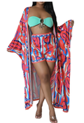 Two Piece Kimono Short Set by The House of Stylez