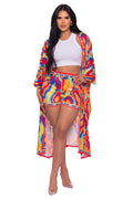 Two Piece Kimono Short Set by The House of Stylez