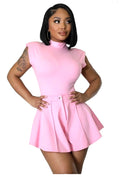 Two Piece Set: Bodysuit & Short Shorts by The House of Stylez
