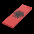 SW FO Faction Banner / Flag - B3 Customs® Printed 2x6 Tile made using LEGO part by B3 Customs