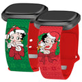 Betty Boop Happy Holidays HD Fitbit Versa 3 & Sense 1 Watch Band by Affinity Bands