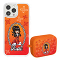 Bratz® Passion For Fashion HD Apple iPhone 15 Mag-Safe Phone Case and AirPods Pro Combo Package by Affinity Bands