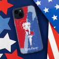 Betty Boop Red White & Boop HD Apple iPhone 12 Mag-Safe Phone Case by Affinity Bands