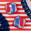 Betty Boop Red White & Boop HDX Samsung Galaxy Buds Pro Case Cover by Affinity Bands