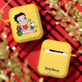 Betty Boop Happy Holidays HDX Apple AirPods Gen 1 & 2 Case Cover by Affinity Bands