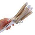 3-Barrel Curling Iron Wand Electric Hair Curler 1" Triple Hair Waver by DailySale