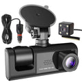 3 Channel Car DVR Dash Cam Video Recorder by DailySale
