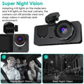 3 Channel Dash Cam Front Inside Rear Vehicle Driving Recorder Car DVR by DailySale