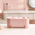 3 Compartments Cotton Swab Storage Box by DailySale