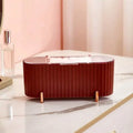 3 Compartments Cotton Swab Storage Box by DailySale