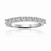 Half Eternity Band Moissanite Ring