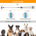 3 Dog Leash Traction Rope Walking Training Lead with Padded Handle by DailySale