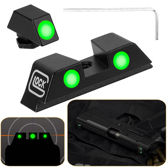 3-Dot Green Gun Night Sight Set by DailySale