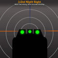 3-Dot Green Gun Night Sight Set by DailySale