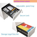 3 Drawer Rolling File Cabinet by DailySale