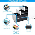 3 Drawer Rolling File Cabinet by DailySale