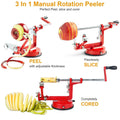 3-in-1 Apple Peeler Manual Rotation by DailySale
