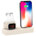 3-in-1 Charging Station Silicone for Apple Watch, Airpods, and iPhone by DailySale