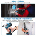 3-In-1 Cordless Electric Impact Wrench Drill Screwdriver with Brushless Motor Max 3450RPM Variable Speed by DailySale