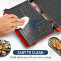 3-in-1 Electric Indoor Non-Stick Grill & Panini Press Sandwich Maker with Adjustable Temperature Control and Grease Tray by DailySale
