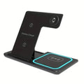 3-in-1 Folding Fast Wireless Charger Station by DailySale