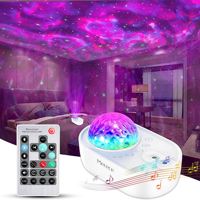 3-in-1 Galaxy Night Light Projector with Remote Control by DailySale