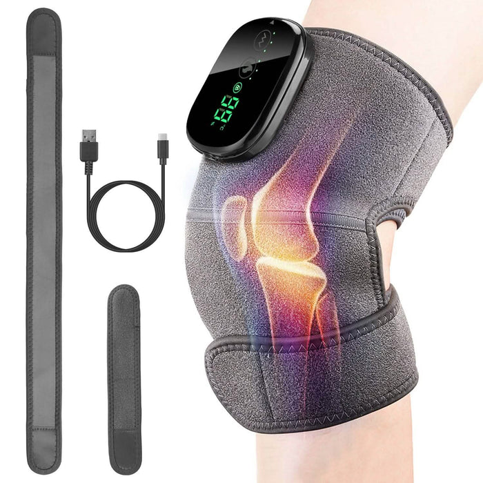 3-in-1 Heated Pads Massager with 3 Level Vibration by DailySale