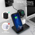 3-in-1 Qi-Certified 15W Fast Charging Station by DailySale