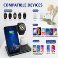 3-in-1 Qi-Certified 15W Fast Charging Station by DailySale