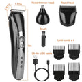3-in-1 Rechargeable Hair Clipper Cordless Hair Trimmer Shaver by DailySale