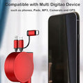 3-in-1 Retractable Car Phone Charger by DailySale