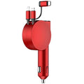 3-in-1 Retractable Car Phone Charger by DailySale