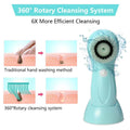 3-in-1 USB Rechargeable Facial Cleansing Brush Set Soft Scrubber Face Exfoliating by DailySale